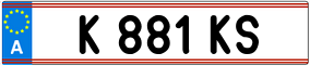 Truck License Plate
